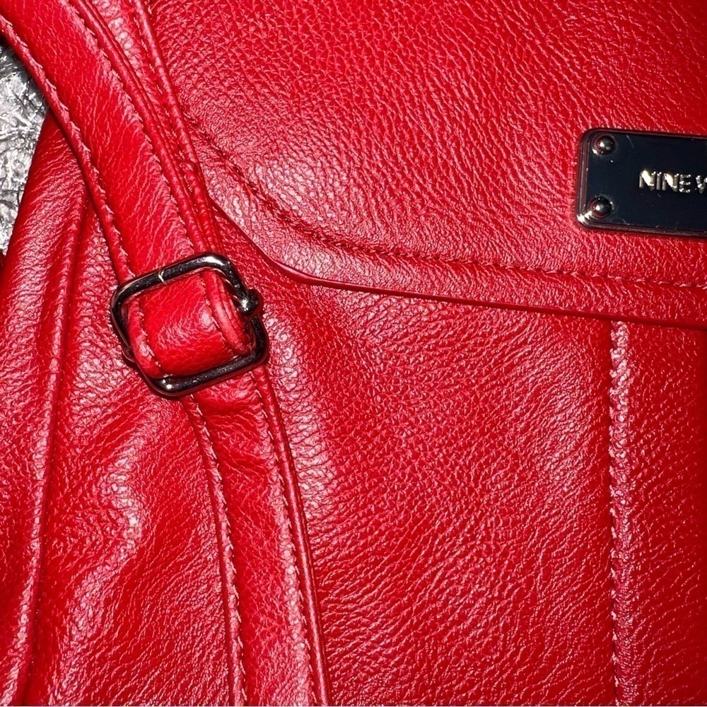 #141 ๐ฅ Nine West Red Shoulder Bag - Picture 3 of 7